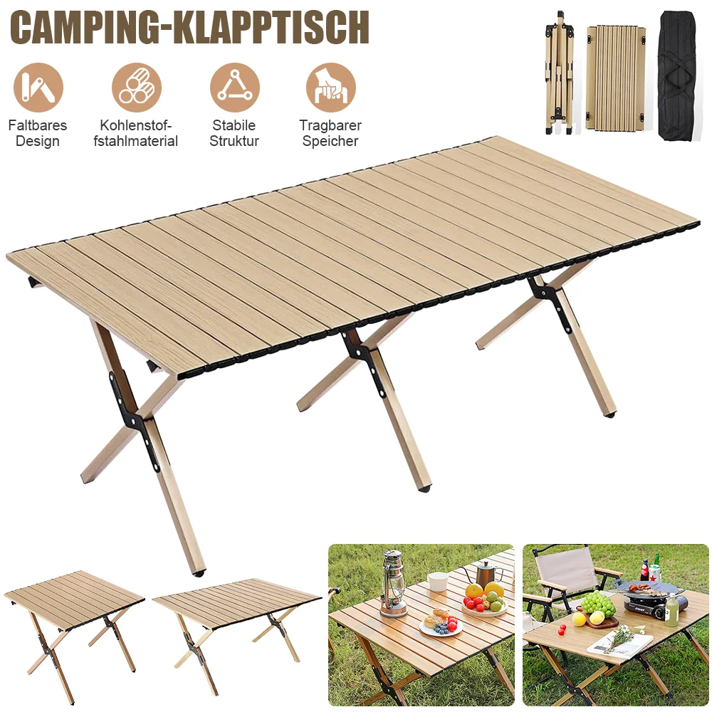 Folding table 60x60x41cm/88x60x41cm/118x60x41cm Outdoor Portable camping Coffe Tables Egg Roll Table Versatile Picnic Table