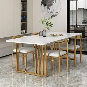luxury kitchen furniture dining set bedroom set furniture diningset 6 chairs with table conference tables & chairs modern Nordic
